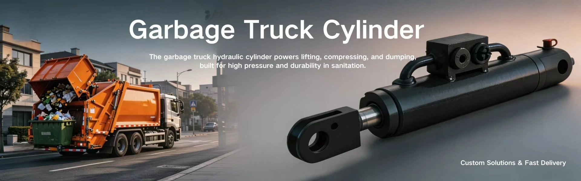 سیلندر کامیون حمل زباله