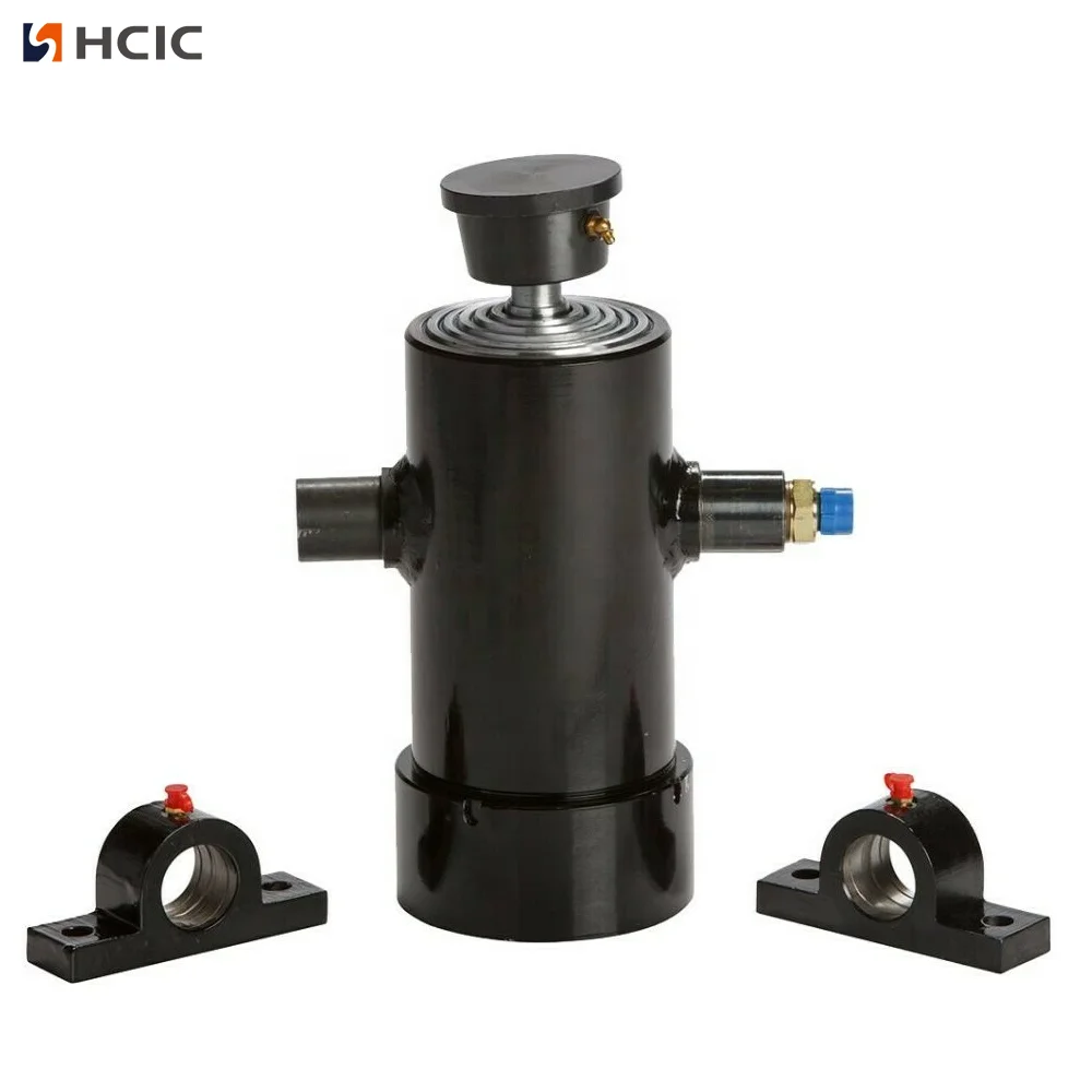 سیلندر هیدرولیک تلسکوپی کوچک شاسی تریلر کج